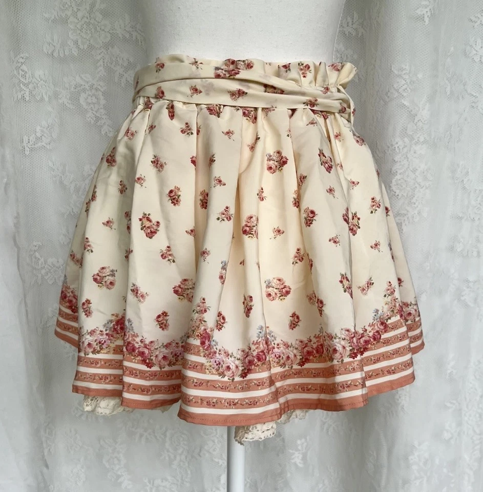 Liz Lisa Ribbon Floral Mini Short Culotte Ruffle Shoujo - image 4 of 4
