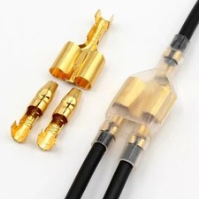 25/50 Sets 4.0mm Bullet Crimp Terminal Kit Male Female Car Wire Connectors