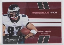 2011 Panini Prestige Prestigious Pros Red Brent Celek #5 0w8