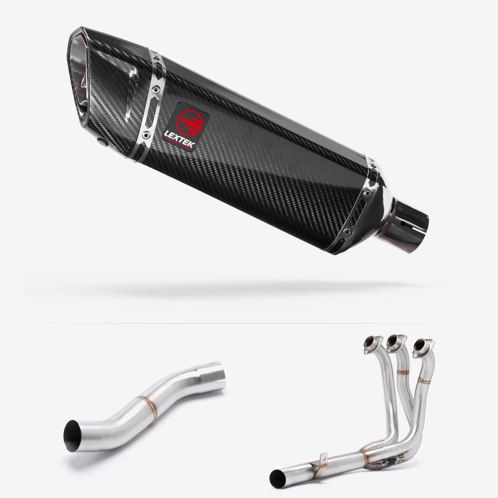 Lextek SP9C Full Exhaust System 300mm High Level for Yamaha MT-09 (21-24)