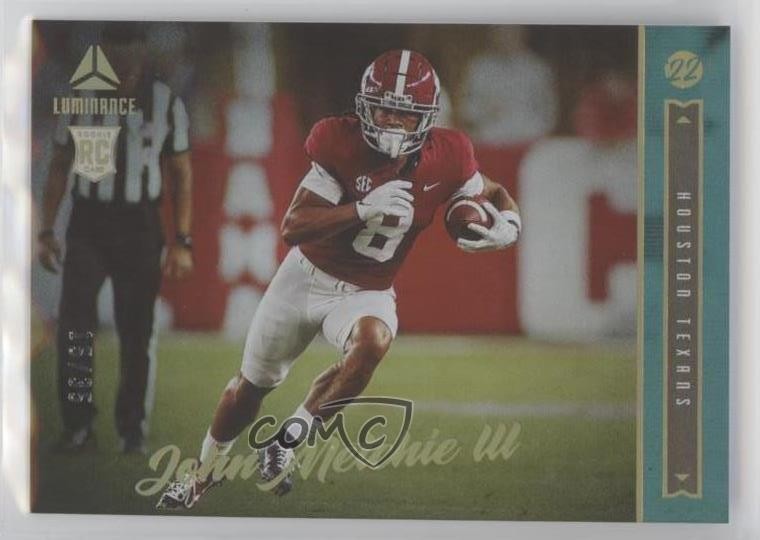 2022 Panini Luminance Rookie Teal 15/35 John Metchie III #193 Rookie RC 0su2