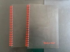 Black n Red Business Notebooks 2 Pack Hardcover Casebound