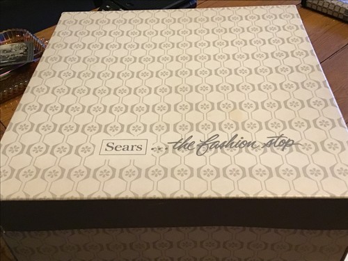 Sears And Roebuck Vintage Hat Box 14x14x8