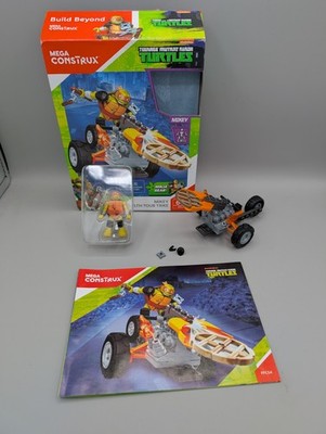 Mega Construx Tmnt  Mikey Stealth Tour Trike Complete 