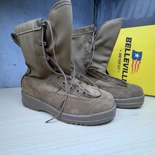 Belleville / Hot Weather Steel Toe Flight Boot Women  s 10 Men  s 8  Coyote 330