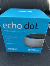 Amazon Echo Dot (3rd Gen) Smart Speaker in Black/Charcoal- NEW IN SEALED BOX