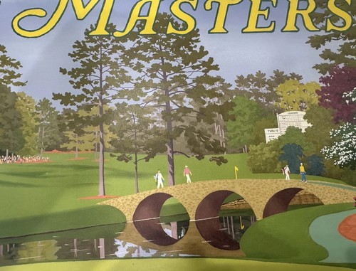 2026 Masters Poster Artist Lee Wybranski - 18x24 - BEAUTIFUL w/Practice Rd Sheet - 第 3/3 張圖片
