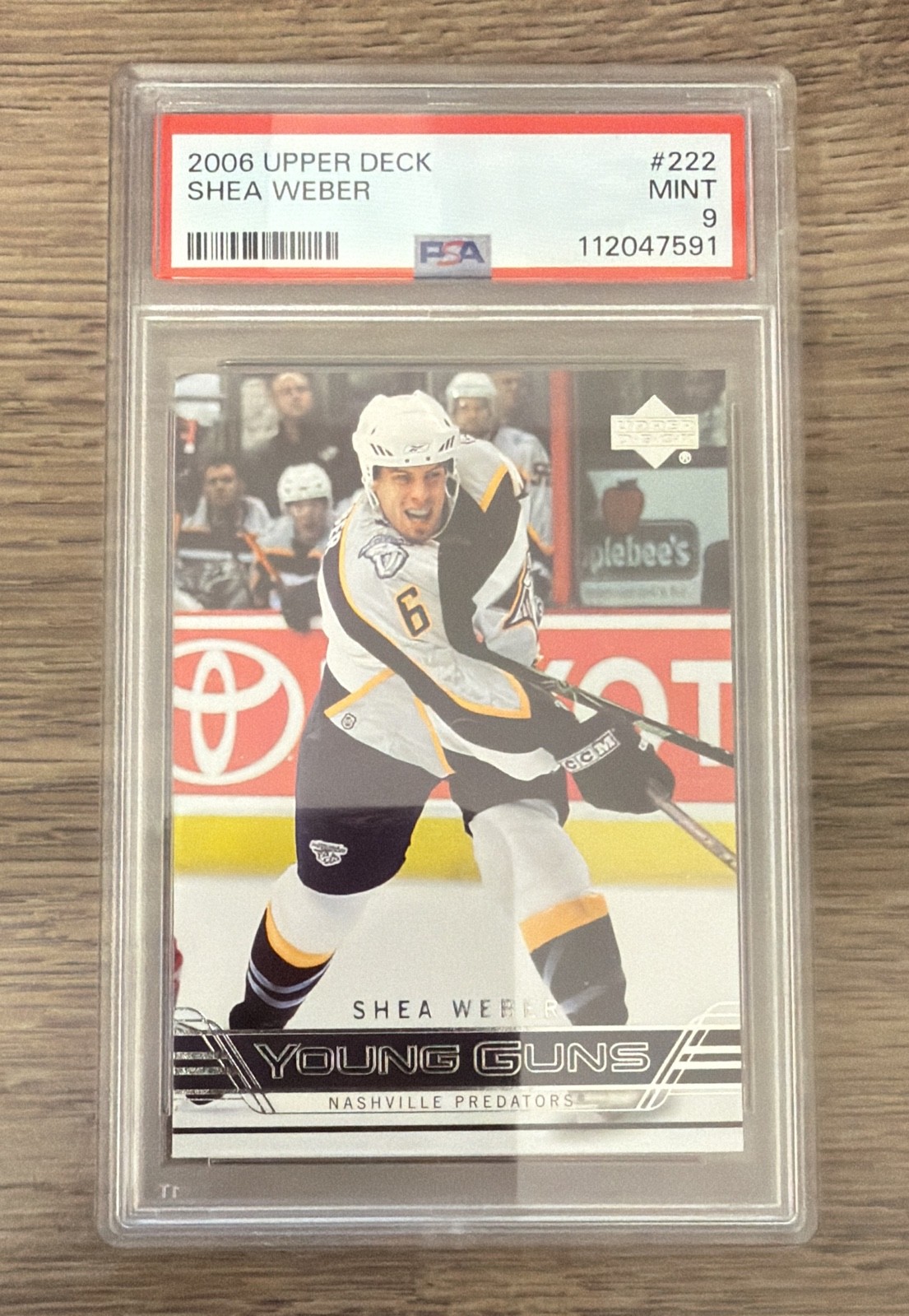 2006-07 Upper Deck Young Guns Shea Weber #222 (RC)