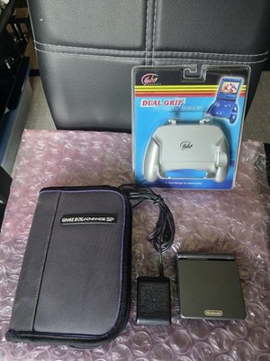 Nintendo Gameboy Advance GBA SP Graphite AGS 101 - Tested +Charger& Accessories