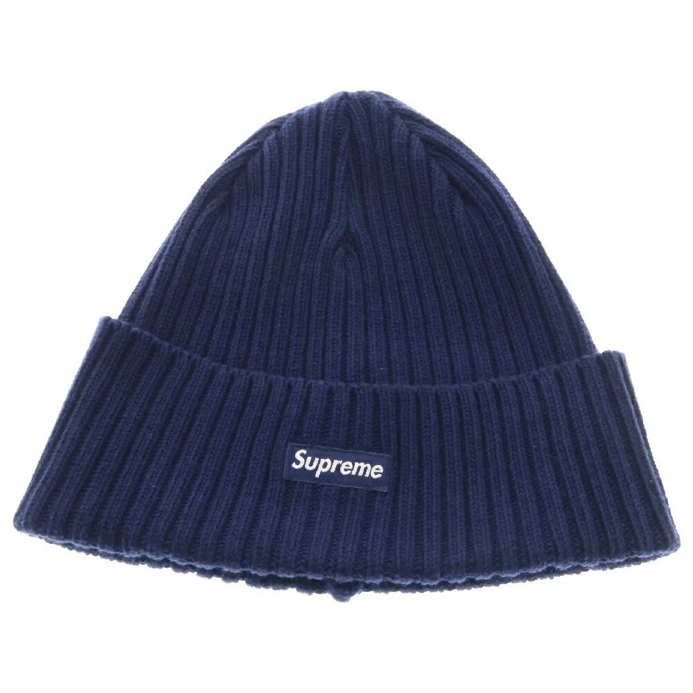 Supreme 24Ss bonnet surteint petit logo tricot chapeau couleur marine AC612