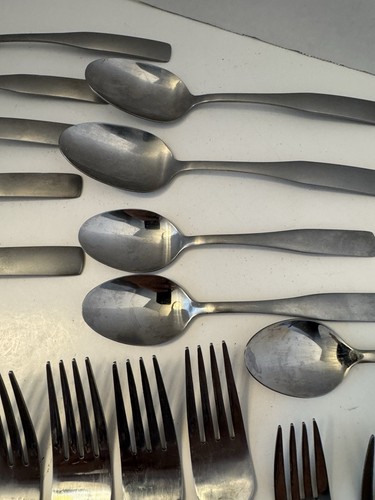 hampton silversmiths flatware 25 Pieces - Picture 3 of 14