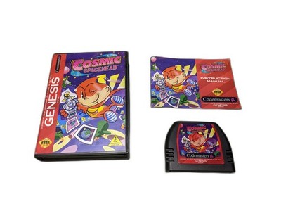 Cosmic Spacehead Sega Genesis Complete in Box