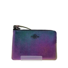 Coach Monogram Coin Case PUP Ladies