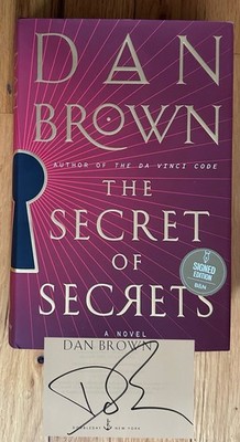 SIGNED The Secret of Secrets: A Novel by Dan Brown 2025 Doubleday 1st Edition HC