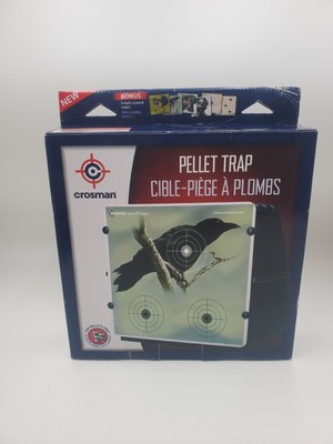 CROSMAN AIRGUN FOLD-ABLE PELLET TRAP WITH TARGETS (MODEL 0853) - Damage Box 
