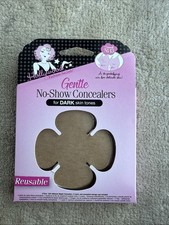 Hollywood Fashion Secrets Gentle No-Show Concealers, Dark, Reusable, Soft Petal