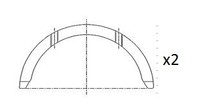 FAI AutoParts BT3006-STD Distanzscheibe, Kurbelwelle FüR Alfa Romeo,Chevrolet,Ch