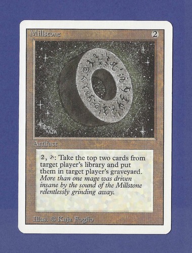 1994 Magic the Gathering - Millstone - Artifact - Revised MTG | eBay