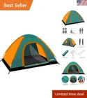Portable 2-Person Tent - Easy Setup, Waterproof & UV Blocking for Outdoors