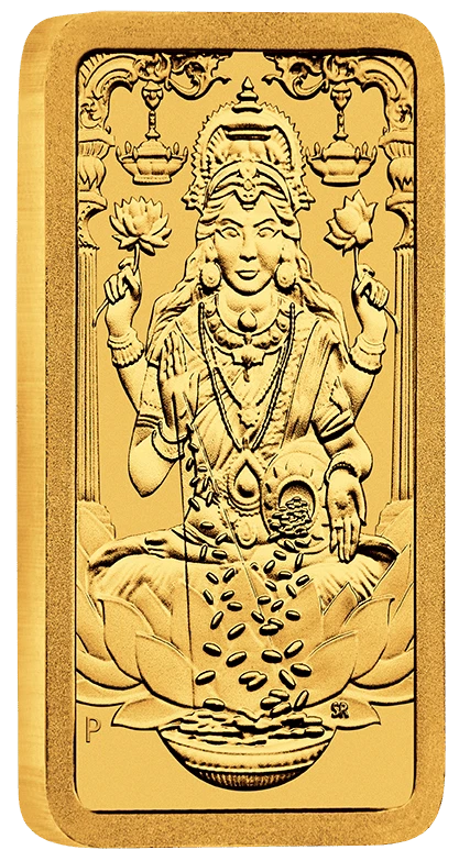 2025 Perth Mint Diwali Lakshmi 5 Gram Gold Minted Bar in Card - Image 4 of 4