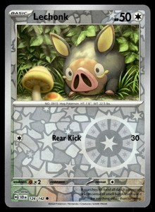 LECHONK [FOIL] - 126/131 - STELLAR CROWN SCR POKEMON REVERSE - NM