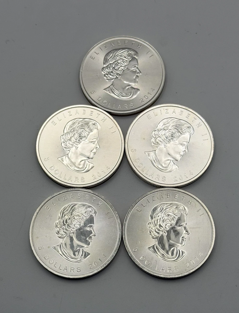 加拿大枫叶1 盎司贵重金属含量2014 银币| eBay