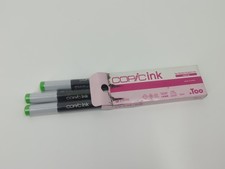 Copic Ink .too Refills, 12ml Pack of 3 Refill Pens NEW YG07 Acid Green