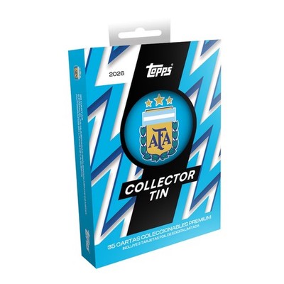 Topps Argentina Collector Tin 2025-26 Box Soccer