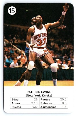 1988 Fournier Estrellas - Patrick Ewing #15