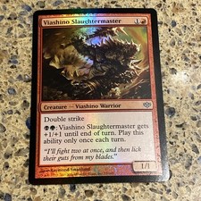 Viashino Slaughtermaster 73 Conflux FOIL MTG TCG CARD NM