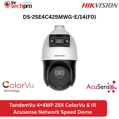 Hikvision DS-2SE4C425MWG-E/14(F0) 4MP PTZ IP Kamera 25x optischer Zoom ColorVu PoE
