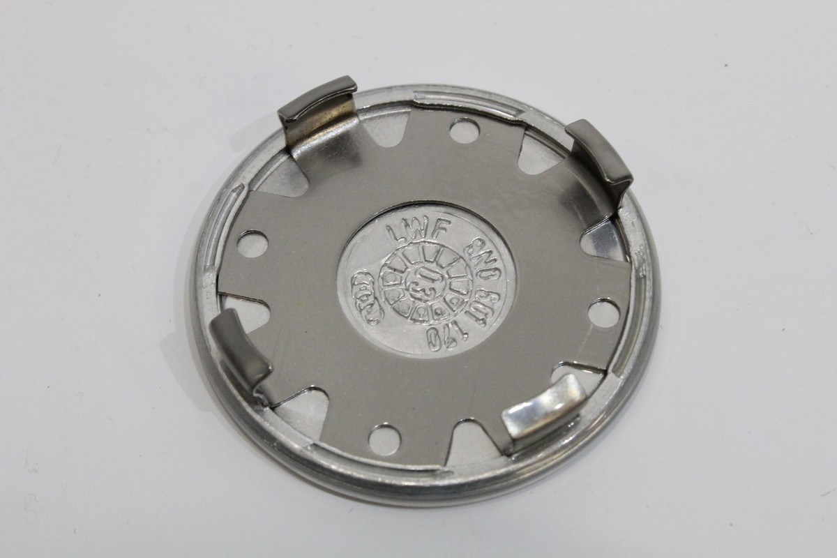 Asuttenai? シルバー 円形 メタル Audi TT 8N Mk1 Alloy Wheel Centre Cap Brushed Aluminum New Genuine