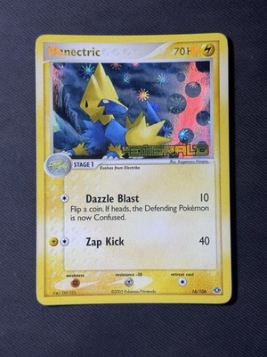 Manectric EX Emerald 16/106 Reverse Holo Stamped Pokemon TCG - CLEAN