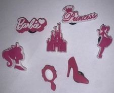 Barbie  Princess Girl Shoe Charms For Crocs Clogs Shoe Decor Set 7