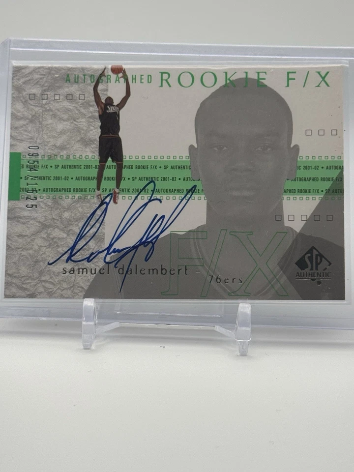 2001-02 SP 正品 Samuel Dalembt 新秀 F/X 签名亲笔签名 RC 291/1525 — 第 2/4 张图片