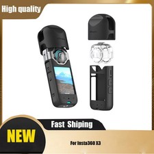 Lens Protector Silicone Sleeve Case For Insta360 X3 Camera Snap-on Anti-fog AU