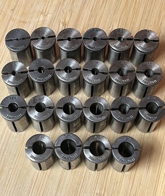Hardinge HDB-5 drill bushings - 5/8'' OD, many sizes (loc:A2)