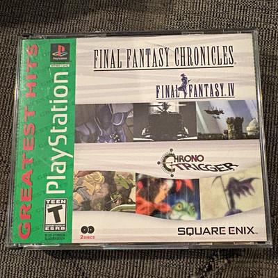 Final Fantasy Chronicles Greatest Hits PS1 w/ Final Fantasy IV & Chrono Trigger