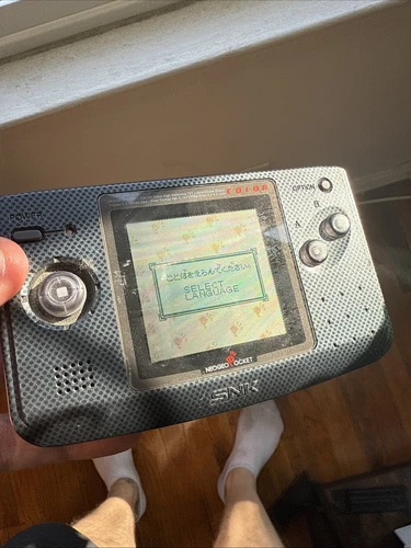 Neo Geo Pocket Color Carbon Black Model Full Size 