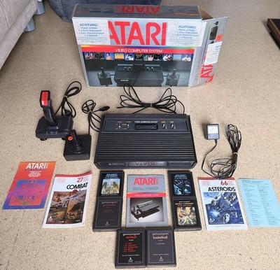 Atari 2600 Darth Vader Konsole in OVP 6 Spiele getestet