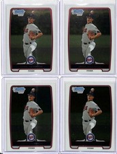 (4) Lot 2012 Bowman Chrome Draft Jose Berrios 1st Prospect #BDPP16