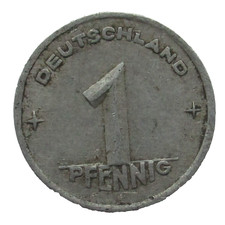 DDR 1 Pfennig 1948 A