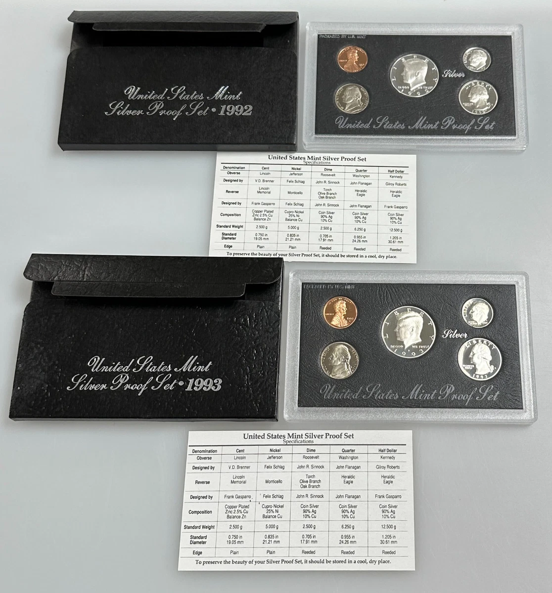 1992 US Coin Proof Sets for sale | eBay