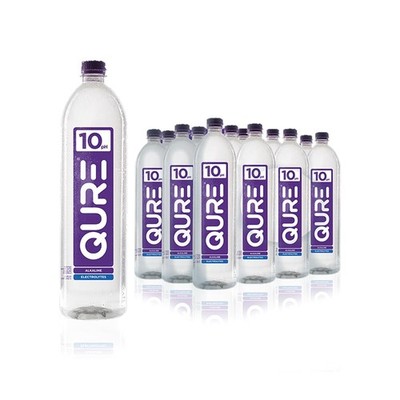 Water, Premium 10 pH Ionized Alkaline Bottled Water, Silky Smooth Taste Infus...