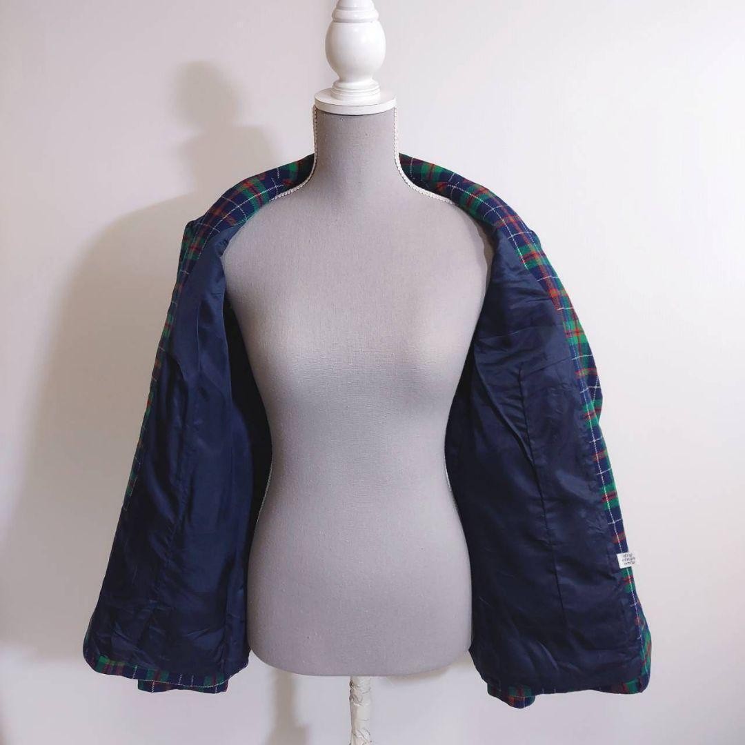 Pendleton 70s Wool Check Pattern Tailored Jacket … - image 8