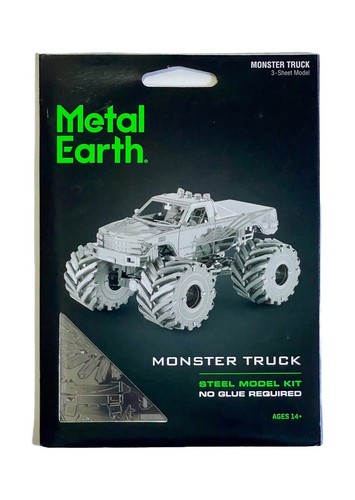 Metal Earth Monster Truck 3D Steel Model Kit by Fascinations | No Glue ...