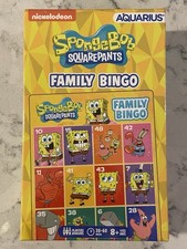 SpongeBob SquarePants Family Bingo Game Set NEW AND SEALED