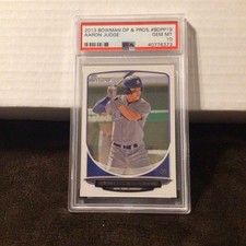 PSA 10 AARON JUDGE 2013 BOWMAN DRAFT PICKS NY Yankees Rookie Card RC GEM MINT