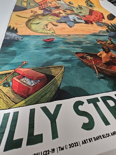 BILLY STRINGS Signed POSTER SANTA BARBARA BOWL DAVE KLOC LANDLAND Screenprint - Picture 8 of 12