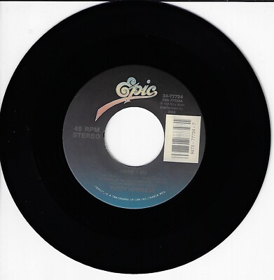 PATTY LOVELESS HERE I AM/WHEN THE FALLEN ANGELS FLY 45RPM VINYL